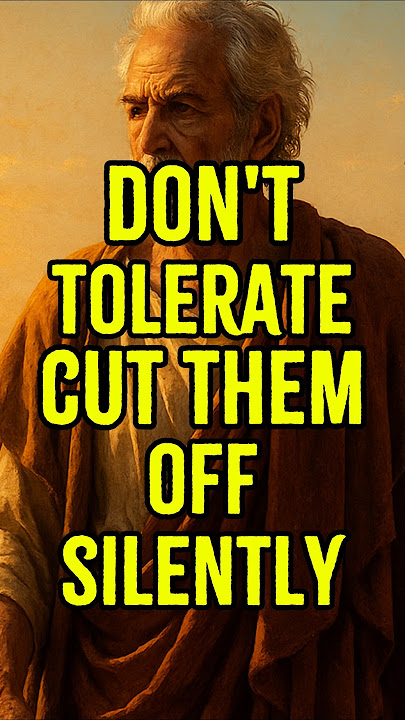 7 UNACCEPTABLE Behaviors that Should Not Be Tolerated - Stoic Mindset & Self-Respect #stoicism