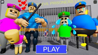 ❤️LOVE Prison Mode! Police Family in BARRY'S PRISON RUN! New Funny Obby (#Roblox)
