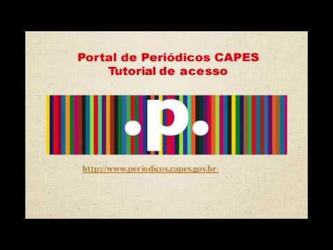 TUTORIAL Guia do Portal de Periódicos CAPES