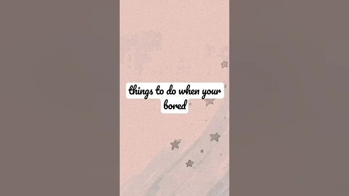 things to do when your bored #shorts