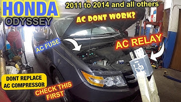 AC stopped working on Honda Odyssey, faulty AC fuse or relay cause ac to shutdown