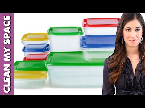 Cleaning Plastic Containers: How to Clean Plastic Food Storage Items Fast & Easy (Clean My Space)