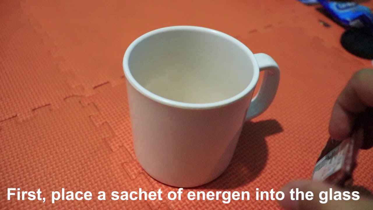 How to make a cup of Energen