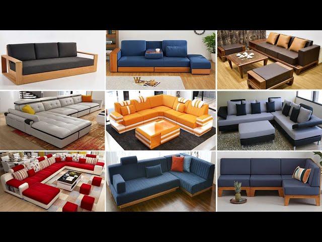 Wooden Sofa Set Design Corner