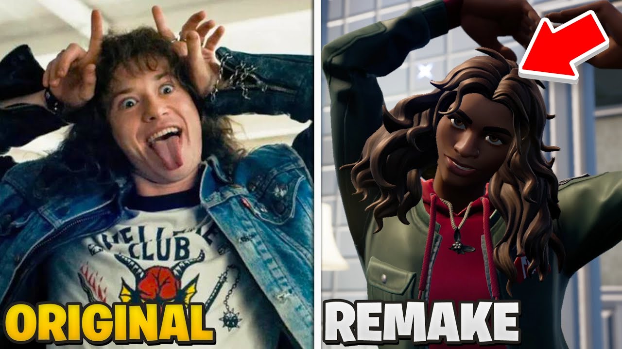 Stranger Things EDDIE MUNSON SCENE In Fortnite... YouTube