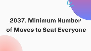 2037. Minimum Number of Moves to Seat Everyone | June | Java | C++