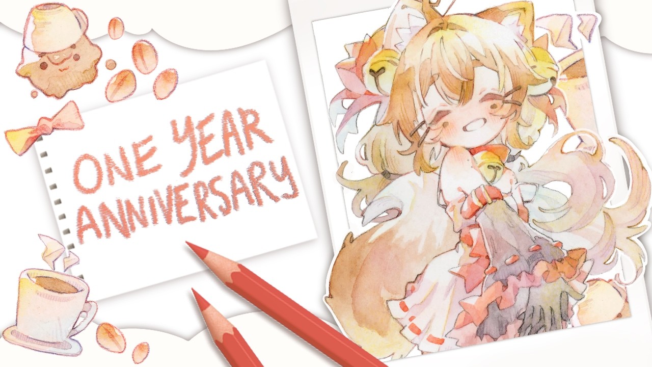 ONE YEAR ANNIVERSARY 📦‼️ ⋮ ONE YEAR OF MOGA-TAN!! (・∇・)