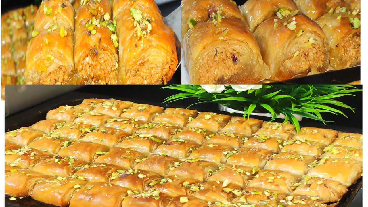 حلويات عيد 2025🇩🇿 ، بقلاوة بدون آلة توريق اقتصادية سهلة التحضير مع طريقة الاحتفاظ بها