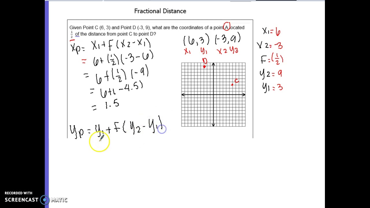 Fractional Distance Graph Example - YouTube