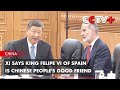 Xi Says King Felipe Vi of Spain Is Chinese People's Good Friend