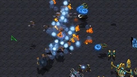 EPIC Fastest Map Ever - HamburgerSasu (T) v  GangNamLife (P) on Space - StarCraft  - Brood War