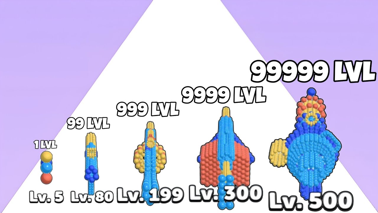 Marble Gun Types LEVEL UP Marble Gun In Marble Gun Runner Game - YouTube