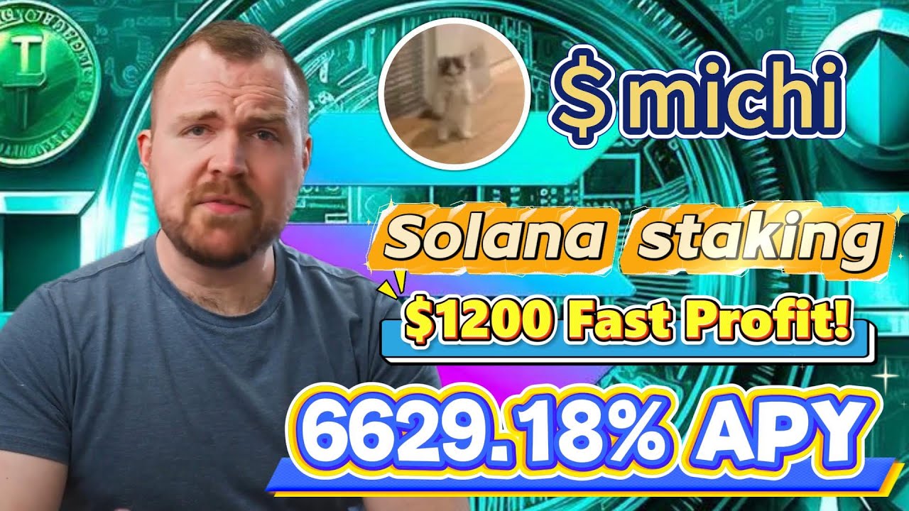 Staking $michi Token Like a Pro – 6629.18% APY michi Solana Farming Tips