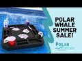 Polar whale summer pool float sale