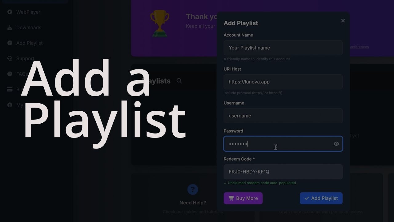 How to add a playlist - YouTube