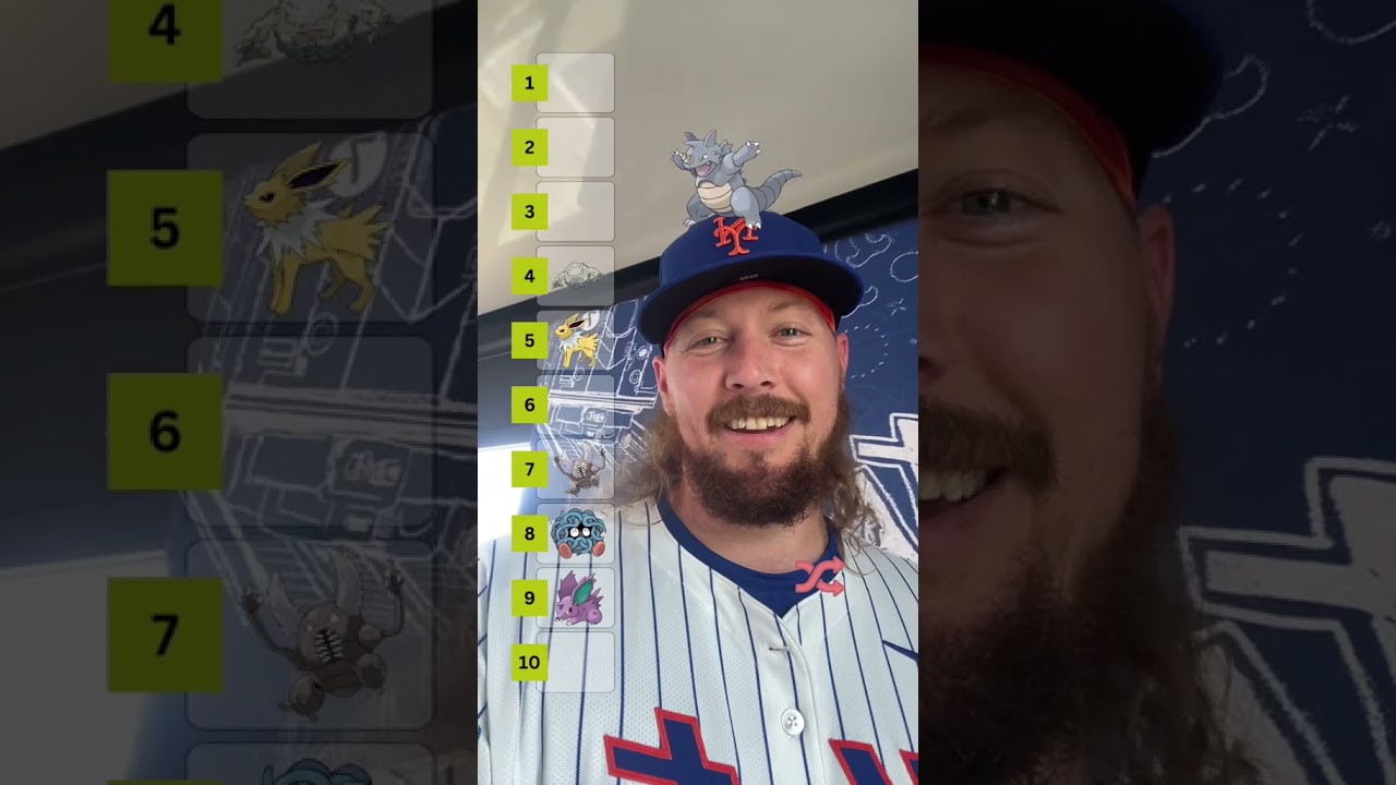 Ryne Stanek knows his Pokémon 😅 (via @mets/TT)
