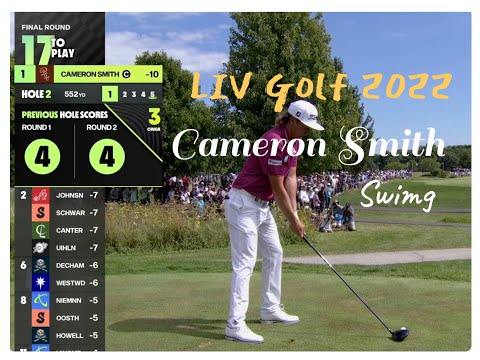 Cameron Smith l LIV Golf 2022 l Driver Swing l Must Watch Before Rounding l 유행하는 낚아채는 스윙 l 이미지 트레이닝