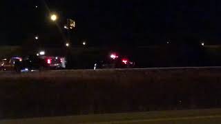 Truck overturns on Interstate 72 ramp on Decatur