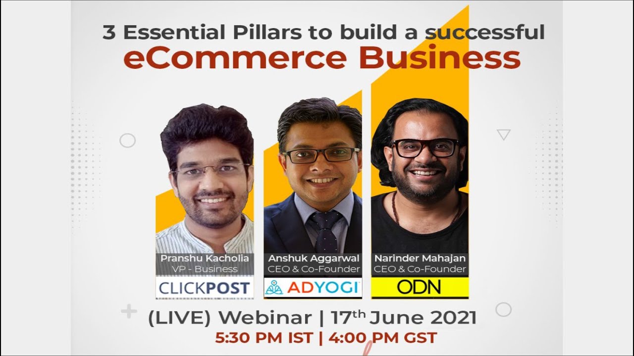 The 3 essential pillars to build a successful eCommerce business