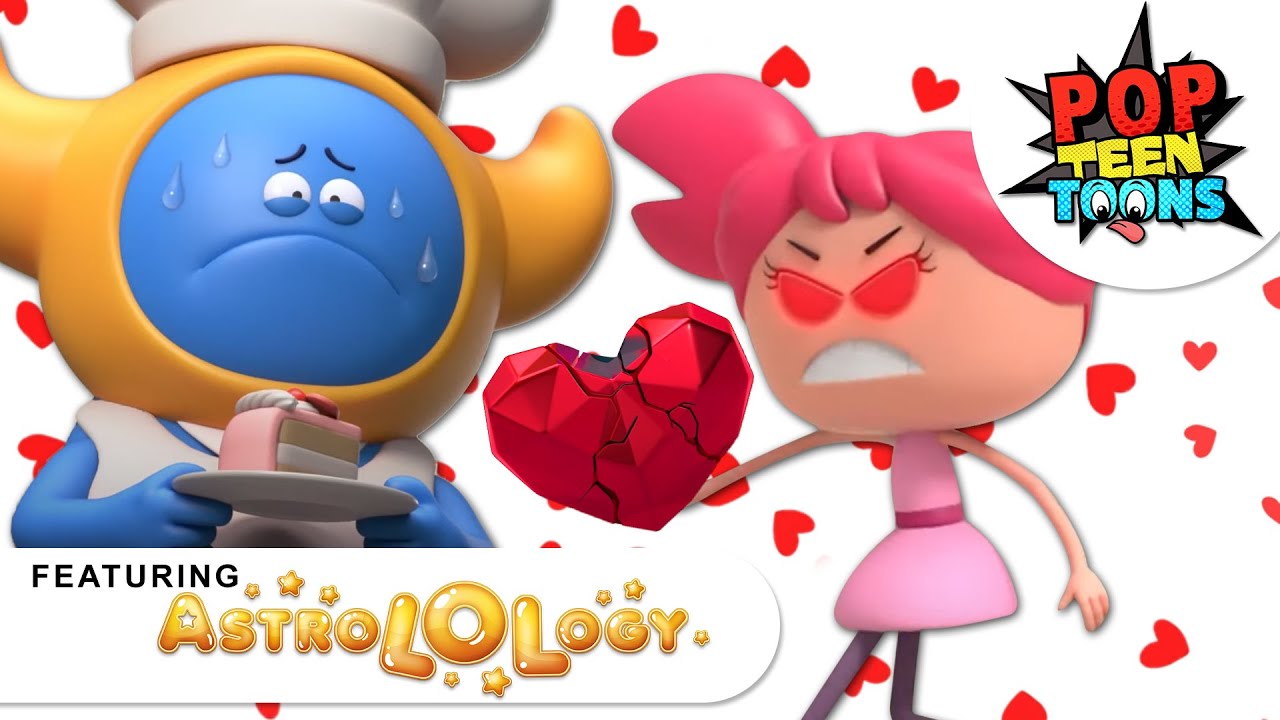 ⁣AstroLOLogy: The Broken Heart | Valentine's Day Special | Funny Cartoons on Pop Teen Toons