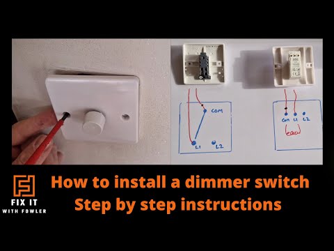 Install a dimmer switch "Electrical Beginners Guide" #homeimprovement