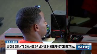 Judge grants change of venue in Herrington retrial