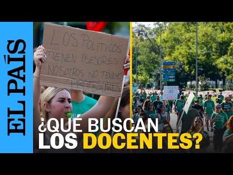 What are teachers seeking with the indefinite education strike? | EL PAÍS