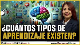 🔥¿CUÁNTOS TIPOS DE APRENDIZAJE EXISTEN?  (Explicado en 8 minutos) | DOCENTES 2.0