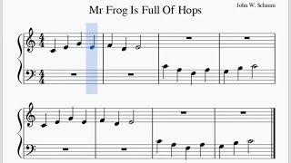 Piano Sight Reading Practice For Beginners: Schaum Green Book (2/4)