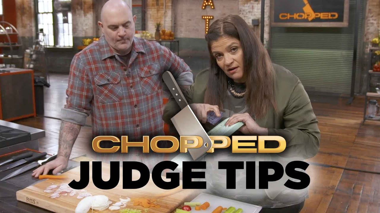 How to Properly Use a Mandolin and Microplane with Alex and Chris | CHOPPED | Food Network