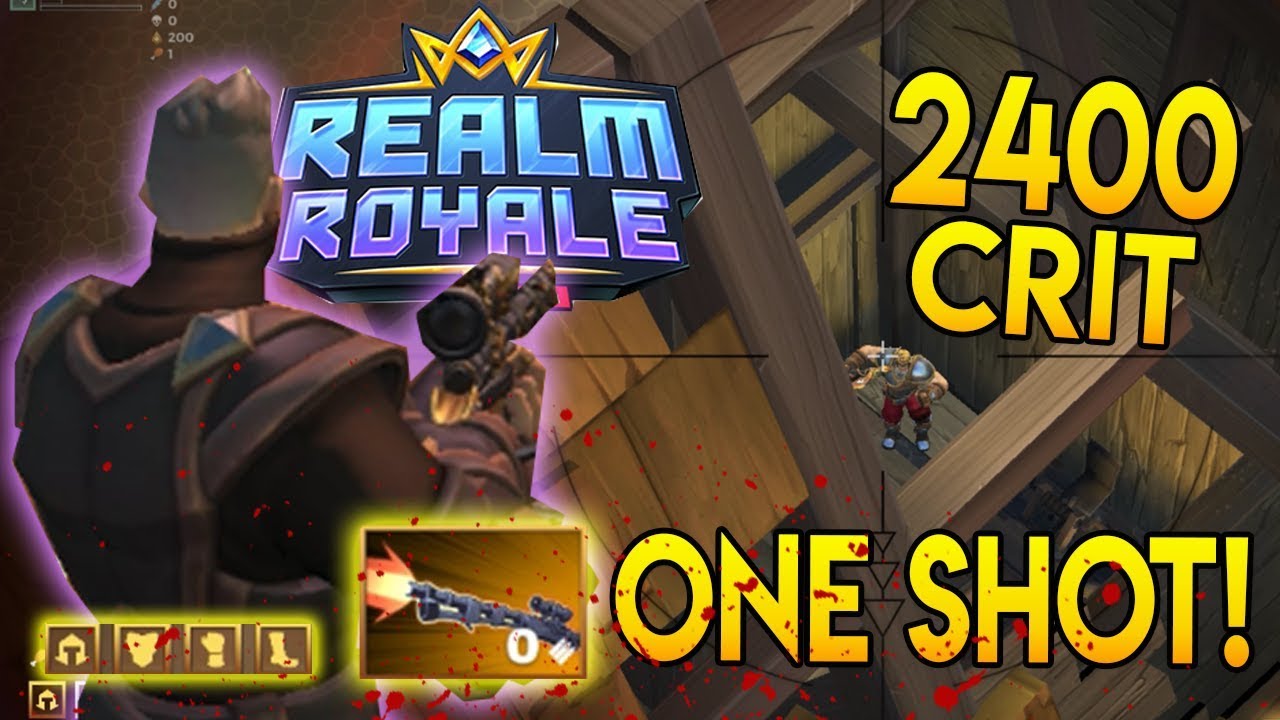 Realm Royale: Cloak and Dagger "2400 DAMAGE = ONE SHOT" Assassin Legendary Loadout + Duo Gameplay