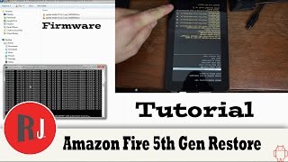 How to Firmware Restore or Unbrick your Amazon Fire 5th gen Tablet