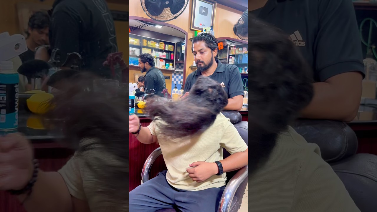🔥 Influencer Alfaz Ahmed ka Royal Hair Makeover |     New Long Hair Styling Look #longhair #shorts