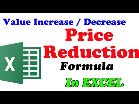 How to Calculate Price Reduction or Increment by certain percentage in Excel by Computer Geek