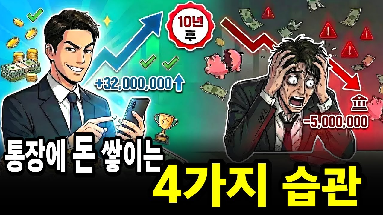 부자는 아는데, 가난한 사람만 모르는 ‘통장에 돈 쌓이는 4가지 습관’