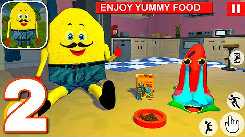 Sponge Family Neighbor 3: Scary Escape 3D game Gameplay Walkthrough Part 2 || Level 6 to 10 ||