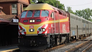 Railfanning around the Metra Rock Island District with Fresh Paints, METX 425
