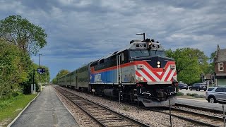 Metra Union Pacific North Train 593 to Winnetka @ Kenilworth Station 
