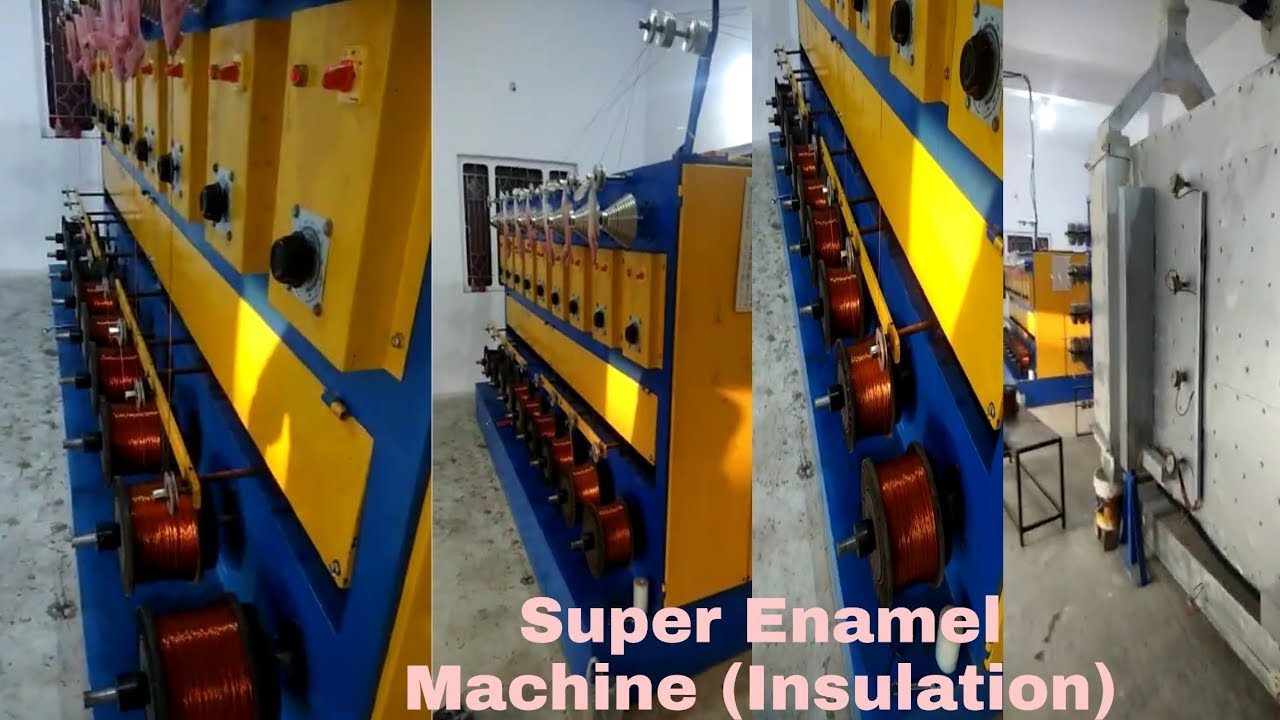 Super Enameling Machine Insulation Machine SWG 16 To 25 Copper