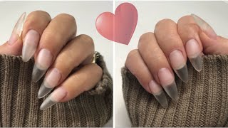 In this video i show you how combine polygel and builder gel to use
together create a set of clear nails . make tip out the st...