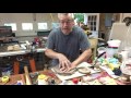 Wood turning a simple segmented bowl