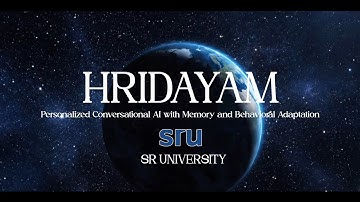 HRIDAYAM – AI CBT Therapist | Capstone Project    Video | SR University (2025)
