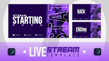 Make Live Stream Animation In Alight Motion | Free Xml Preset | AM Part 10