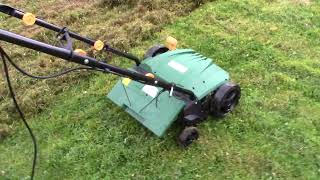 Moss removal with new Cheap Scarifier Quick an Easy Way DIY