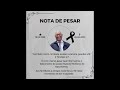 26.06.23 - NOTA DE FALECIMENTO E PESAR - Pr. Rubens Monteiro do Nascimento - Vila Velha/ES.