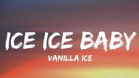 Vanilla ice - Ice ice baby(Lyrics)