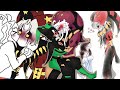 Harlequin and Pierrot kiss in secret. (comic dub) the freak circus