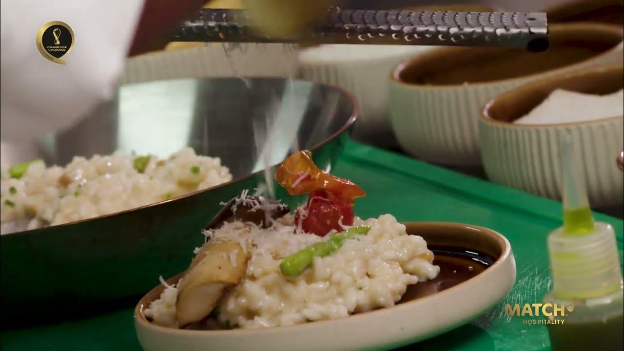 The MATCH Business Seat Classic Wild Mushroom Risotto by Chef Thilina