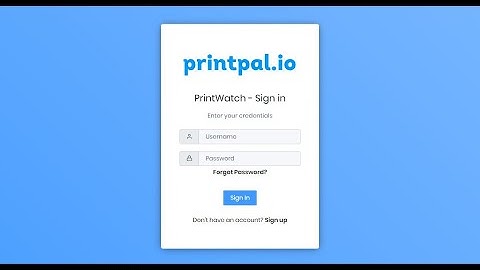 Getting started with PrintWatch for Free