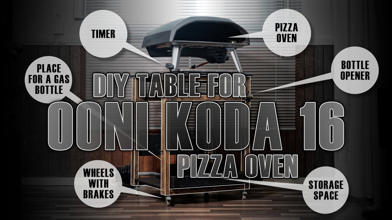 DIY Ooni Pizza Oven Stand or Grill Table - The Handyman's Daughter